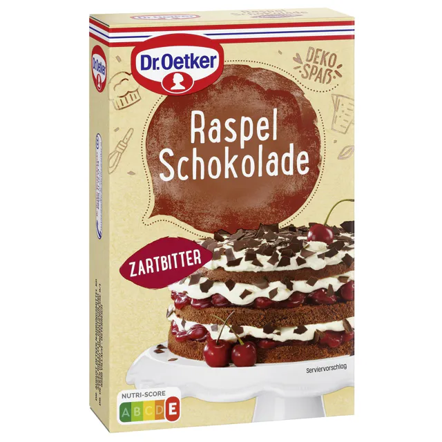 [4_6374] Dr. Oetker Schokoraspeln - Zartbitter (100g)