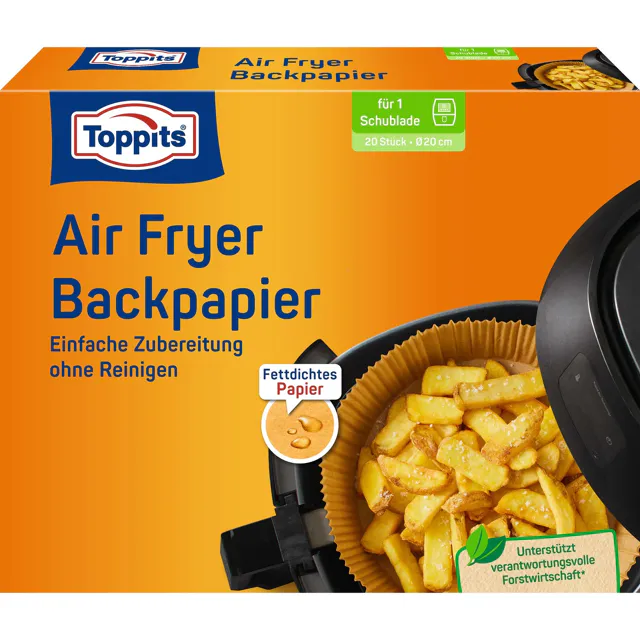 Toppits Air Fryer Backpapier (20Stk.)
