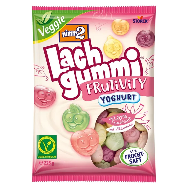 Nimm 2 Lachgummi Fruitivity Yoghurt (225g)