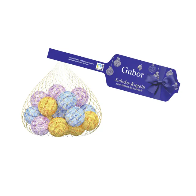 Gubor Fairtrade Massiv Schokokugeln - Vollmilch (100g)