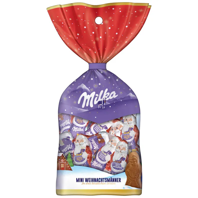 Milka Mini-Weihnachtsmänner (120g)