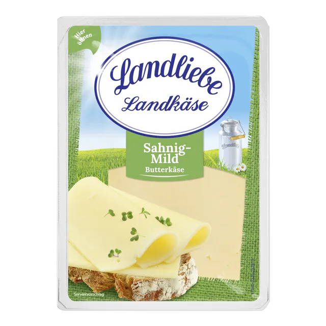 Landliebe Butterkäse Scheiben sahnig mild (150g)