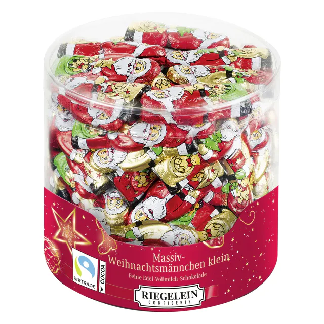 Riegelein Fairtrade Schokoweihnachtsmännchen (70Stk.)