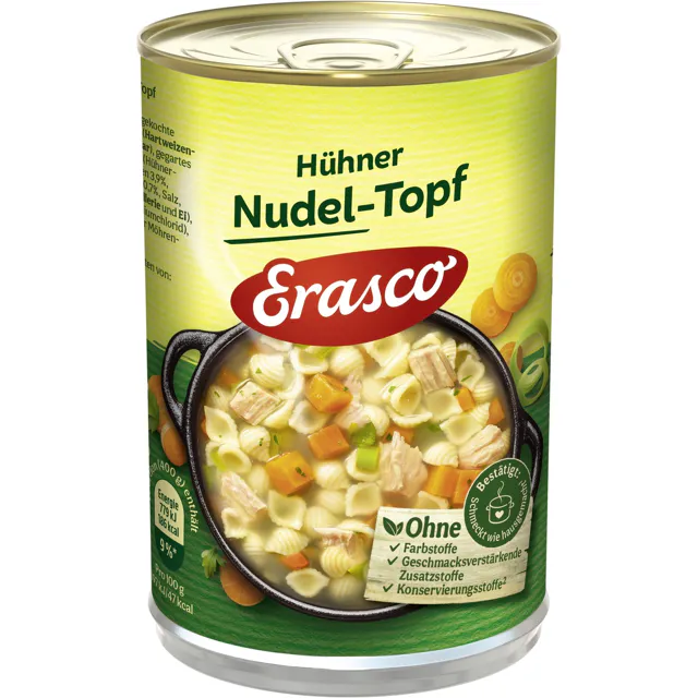 Erasco Hühner Nudel-Topf (400g)