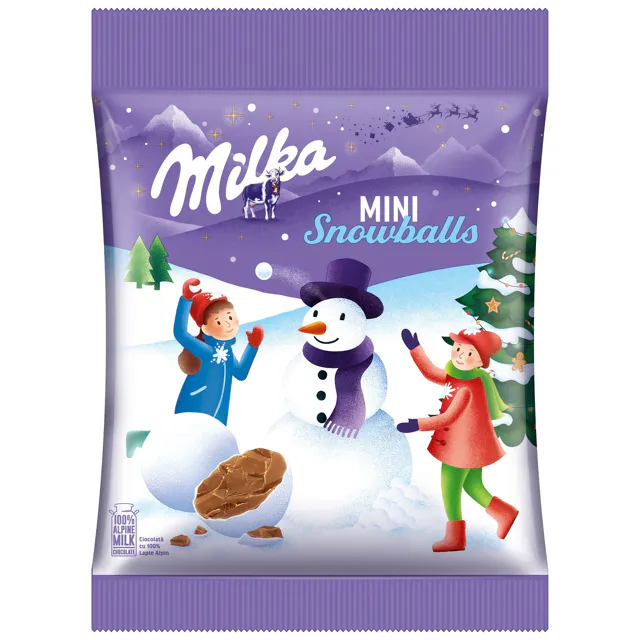 Milka Mini Snowballs (100g)