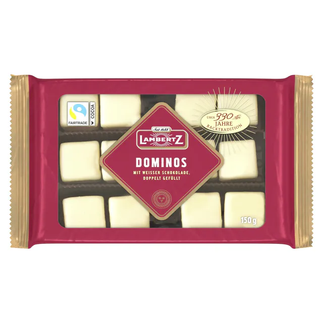 Kinkartz Dominosteine weiße Schokolade (150g)
