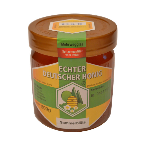 [3_0431] BIO Waldhonig - flüssig (500g) - im Pfandglas