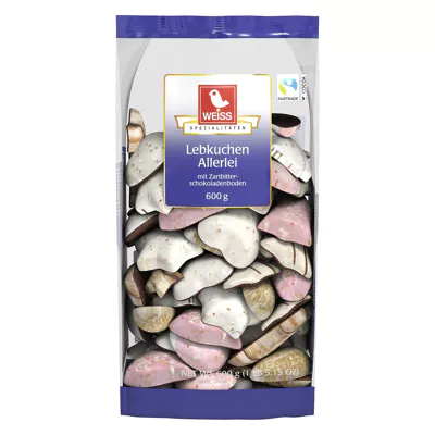 Weiss Lebkuchen Allerlei (600g)