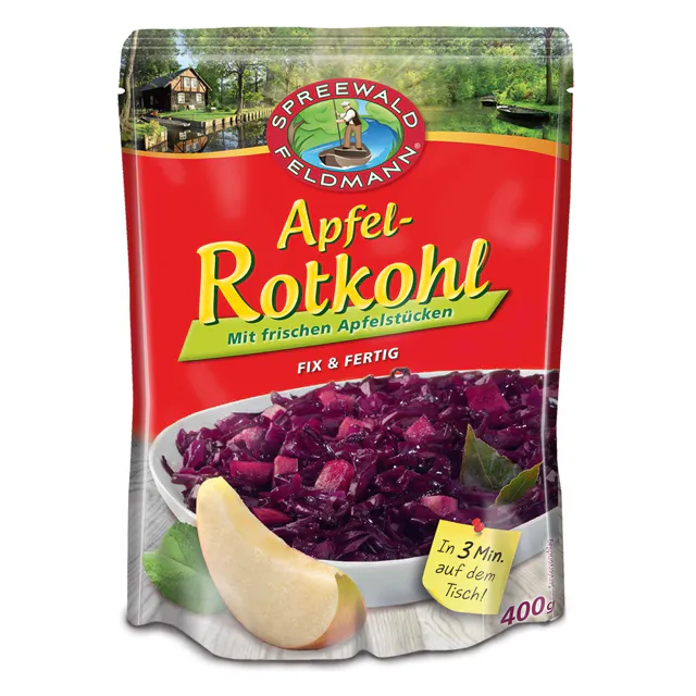 Spreewald Apfelrotkohl mit Apfelstücken (400g)