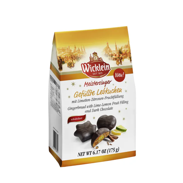 Wicklein Gefüllte Lebkuchen mit Limetten-Zitronen-Füllung (175g)