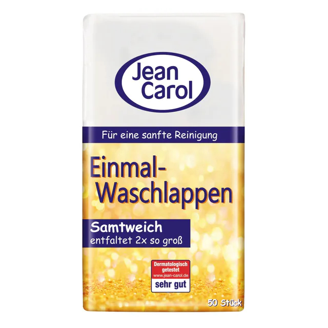 Jean Carol Einmalwaschlappen (50Stk.)