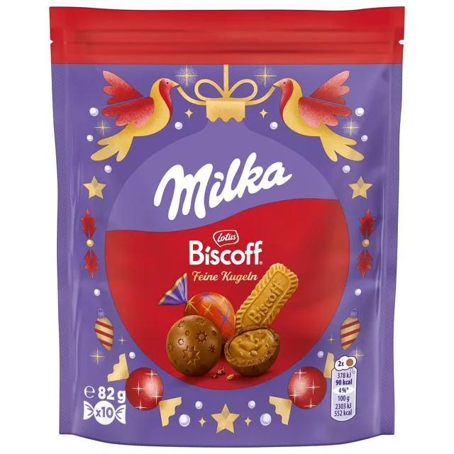 Milka Feine Kugeln Biscoff (10Stk.)