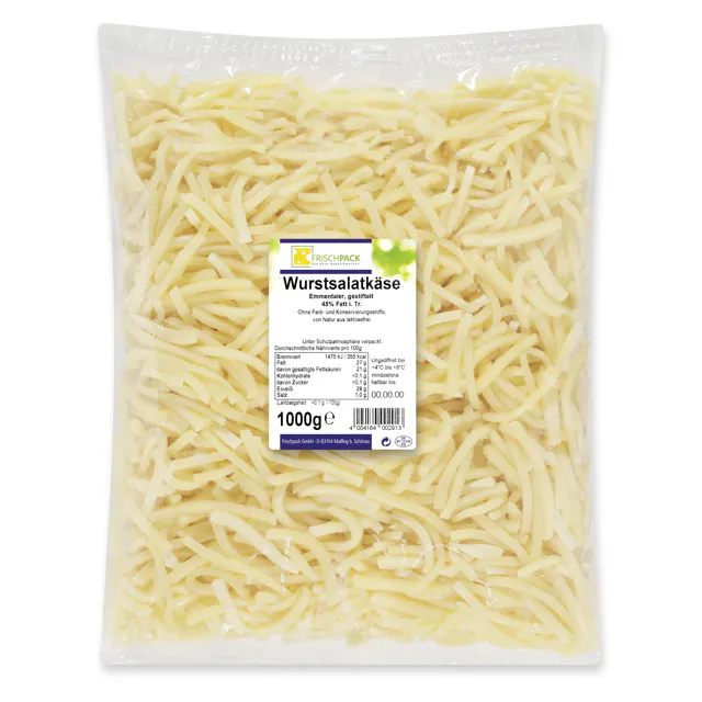 Emmentaler Wurstsalatkäse 45% (1000g)