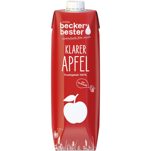 Beckers Bester Apfelsaft klar (1l)