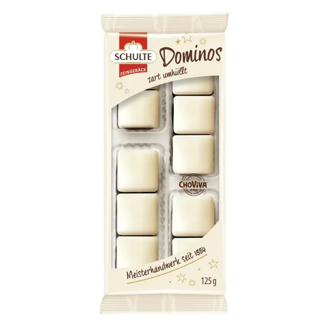 Schulte Dominos weiß (125g)