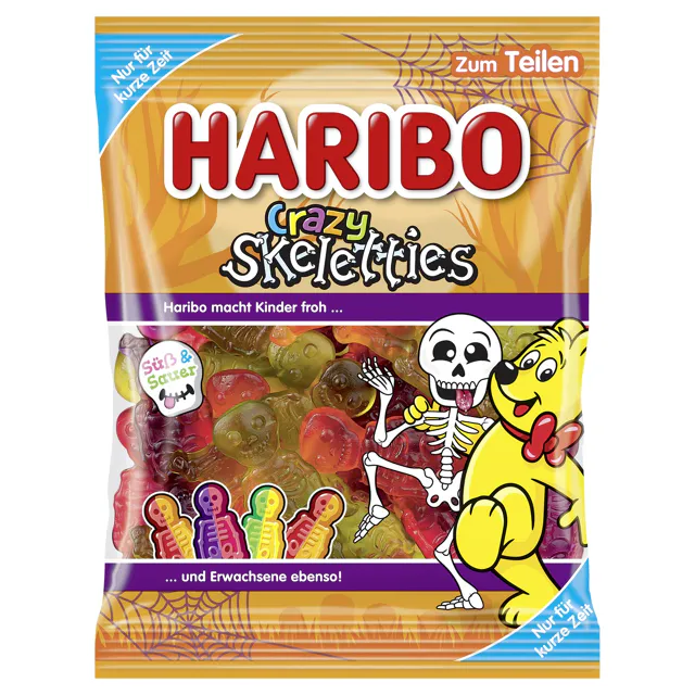 Haribo Crazy Skeletties (160g)