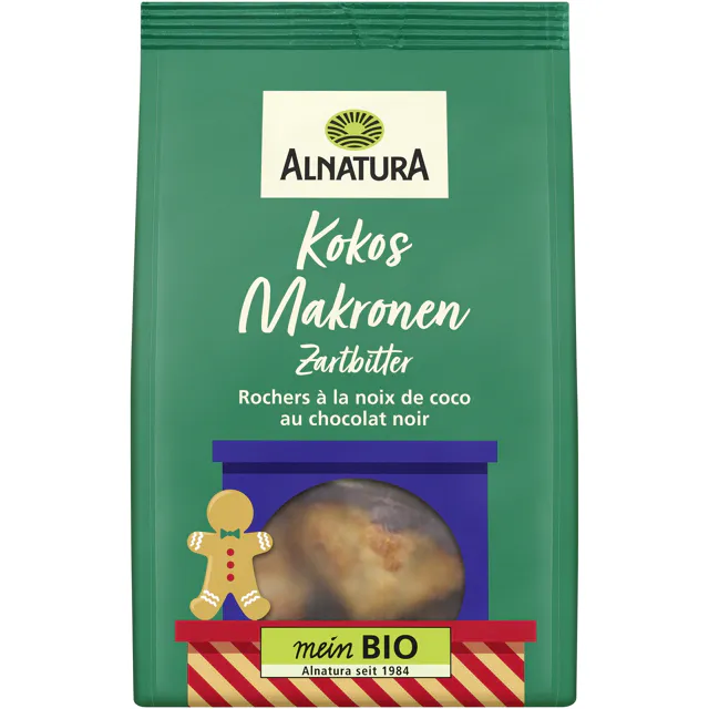 Alnatura Bio Kokosmakronen Zartbitter (100g)