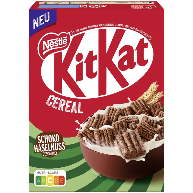 [4_1398] Nestle KitKat Cerealien Schoko Haselnuss (300g)