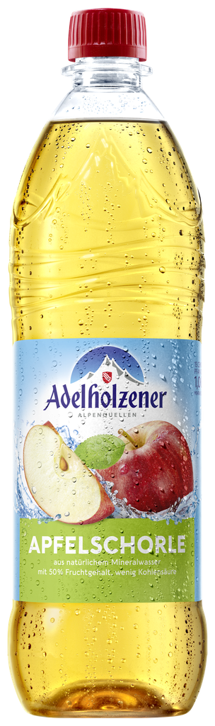 Adelholzener Apfelschorle 1l (PET)