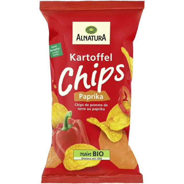 Alnatura Bio Kartoffelchips Paprika (125g)