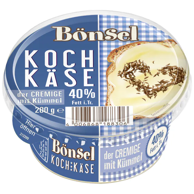 Bönsel Kochkäse mit Kümmel 40% (200g)