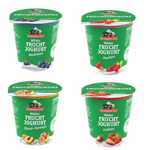 Berchtesgadener Land Fruchtjoghurt - zufällige Sortierung (150g)
