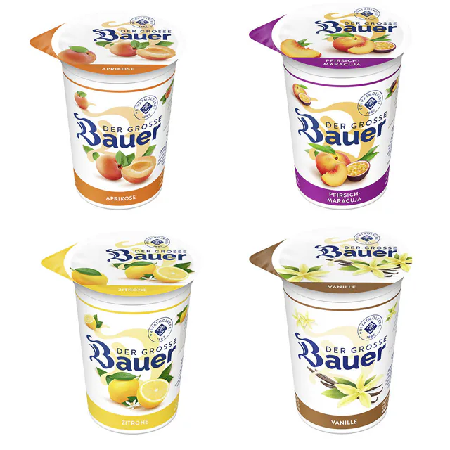 Bauer Der Grosse Fruchtjoghurt - zufällige Sortierung (250g)