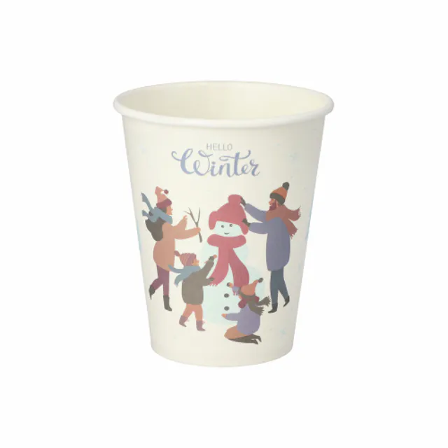 Glühweinpappbecher mit Motiv 0,2l (50Stk.)