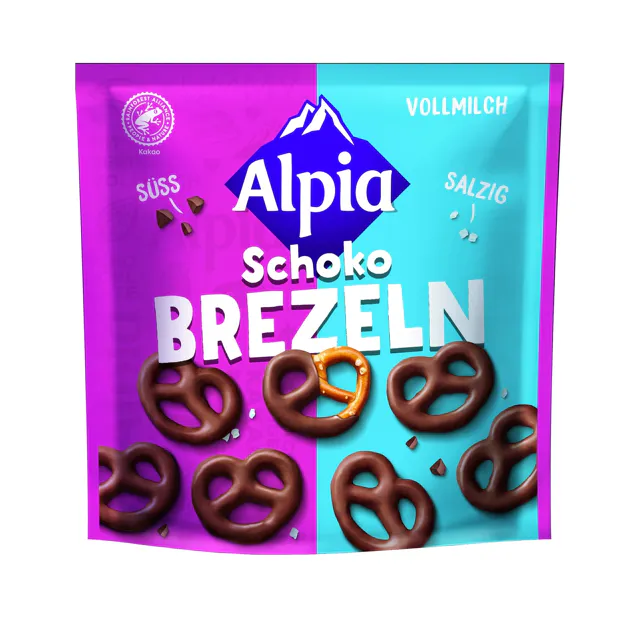 Alpia Schoko Brezeln Vollmilch (140g)