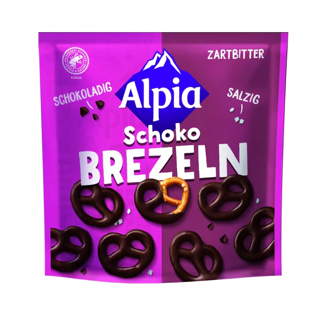 Alpia Schoko Brezeln Zartbitter (140g)
