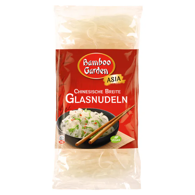 Bamboo Garden Chinesische breite Glasnudeln (250g)