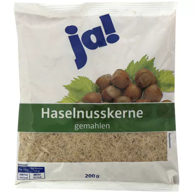 Haselnusskerne - gemahlen (200g)