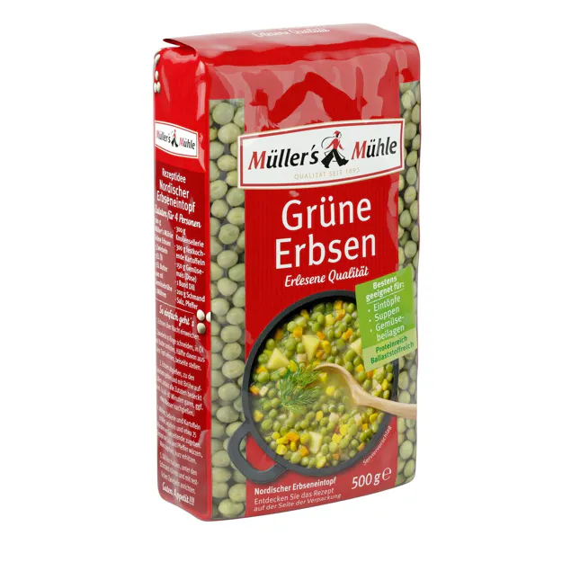 [4_5016] Müller´s Mühle Grüne Erbsen (500g)