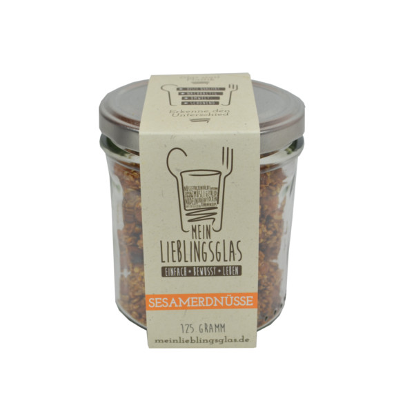 Sesamerdnüsse (125g) (Meinlieblingsglas)