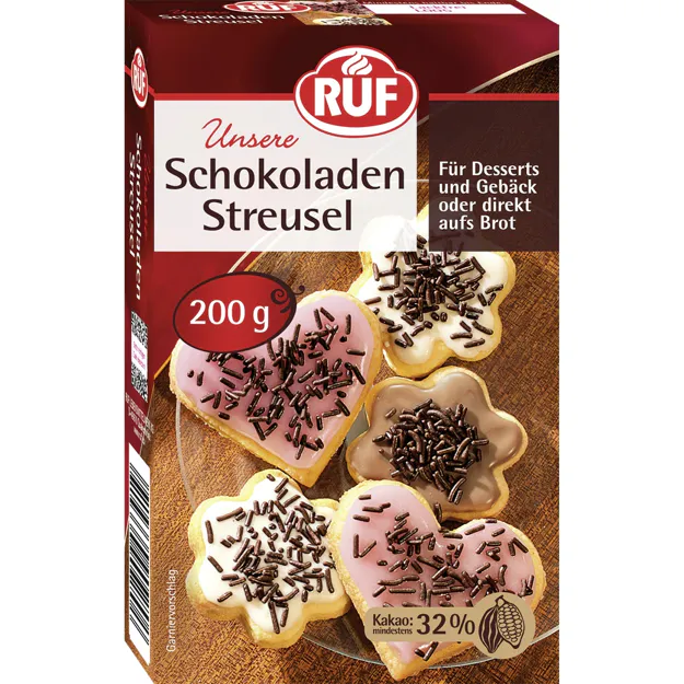 [4_1302] Ruf Schokostreusel (200g) - Kakao 32%
