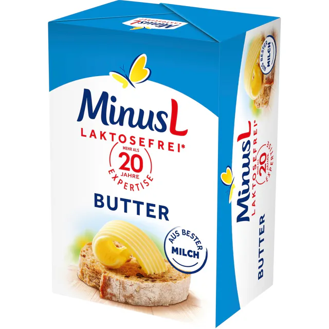 MinusL laktosefreie Butter (125g)