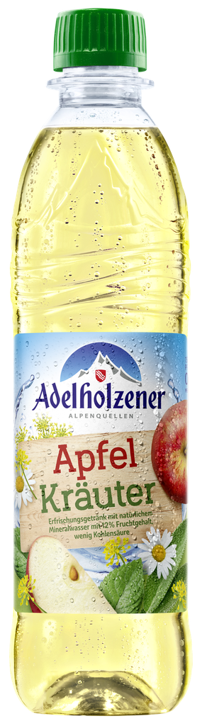 [5_20270] Adelholzener Apfel Kräuter Schorle 0,5l (PET)