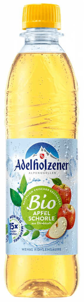 [5_16920] Adelholzener BIO Apfelschorle 0,5l (PET)