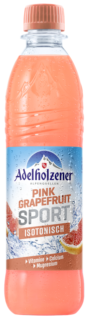 [5_1990] Adelholzener Pink Grapefruit Sport 0,5l (PET)
