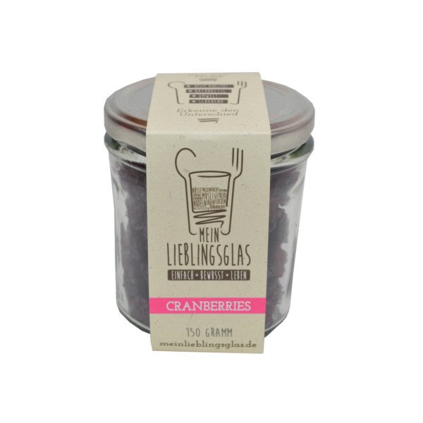 [3_226] Cranberries (150g) (Mein Lieblingsglas)