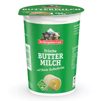 Berchtesgadener Land Buttermilch 1% frisch (500g)