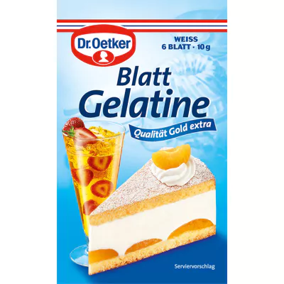 Dr. Oetker Blatt Gelatine weiß (6 Blatt)
