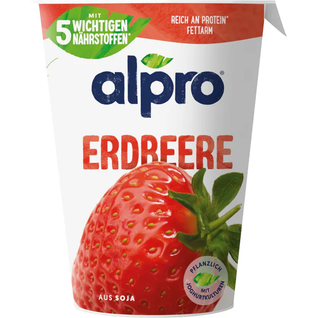 Alpro Soja Joghurtalternative - Erdbeere (400g)