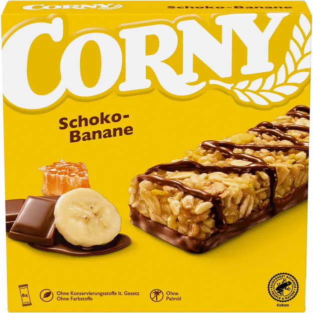 [4_7004] Corny Müsliriegel Schoko-Banane (6Stk.)