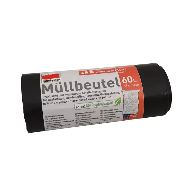 Quickpack Müllbeutel 60L (10Stk.)