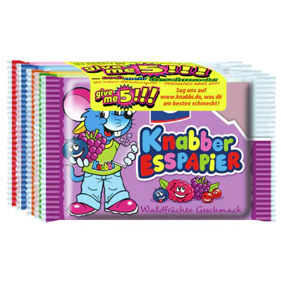 Knabber Esspapier (5x12Stk.)