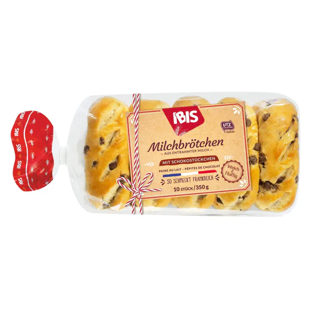 [4_1256] Milchbrötchen mit Schokoladenstücken (10er)