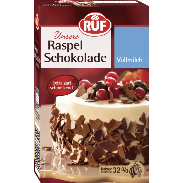 [4_1303] Ruf Schokoraspeln - Vollmilch (100g)