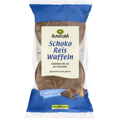 Alnatura Bio Reiswaffeln - Vollmilchschokolade (100g)