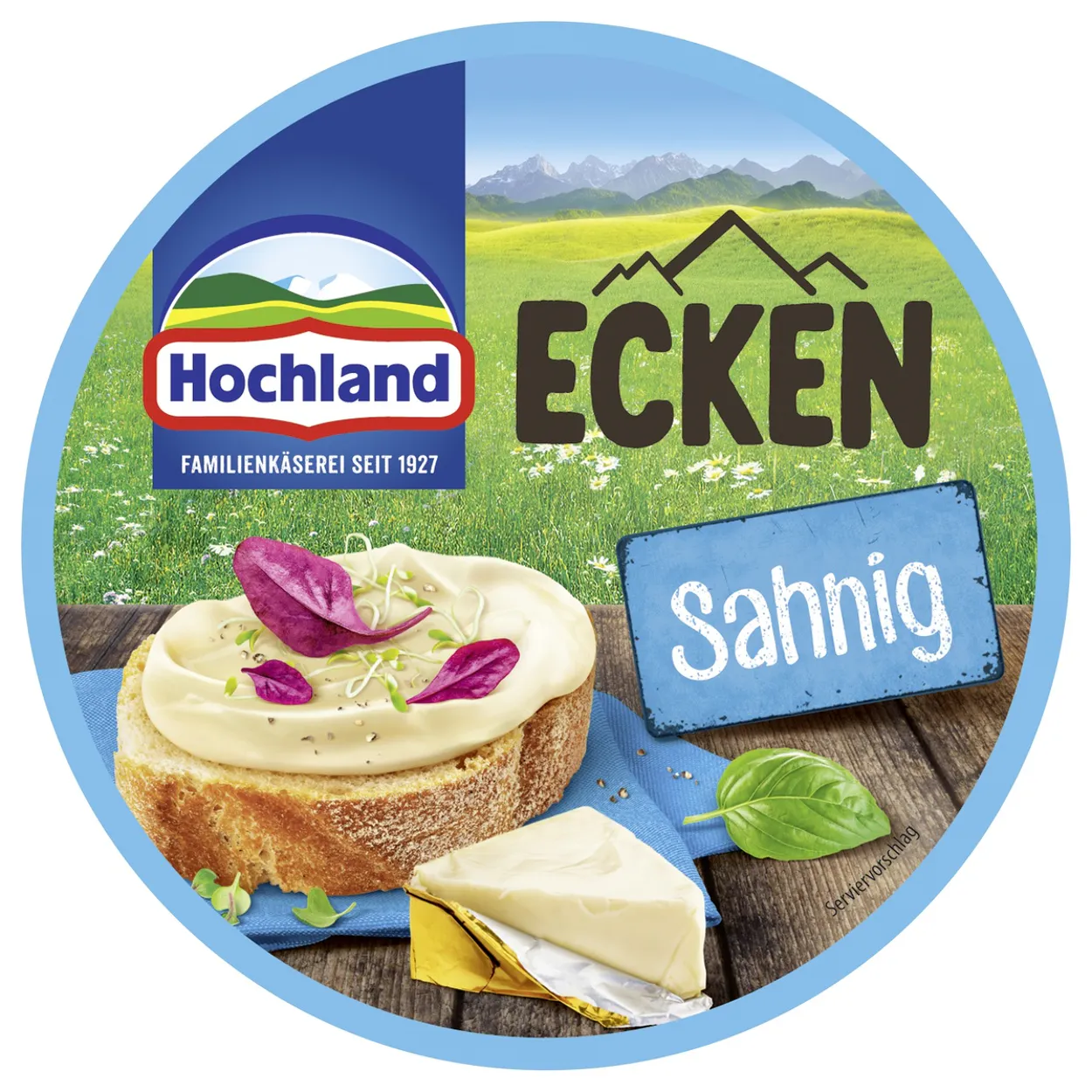 Hochland Schmelzkäse Ecken 45% - Sahne (200g)